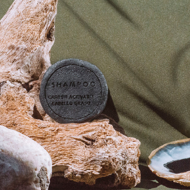 Shampoo libre de parabenos y químicos. Especial para cabello grasos, mixto y quita la caspa.