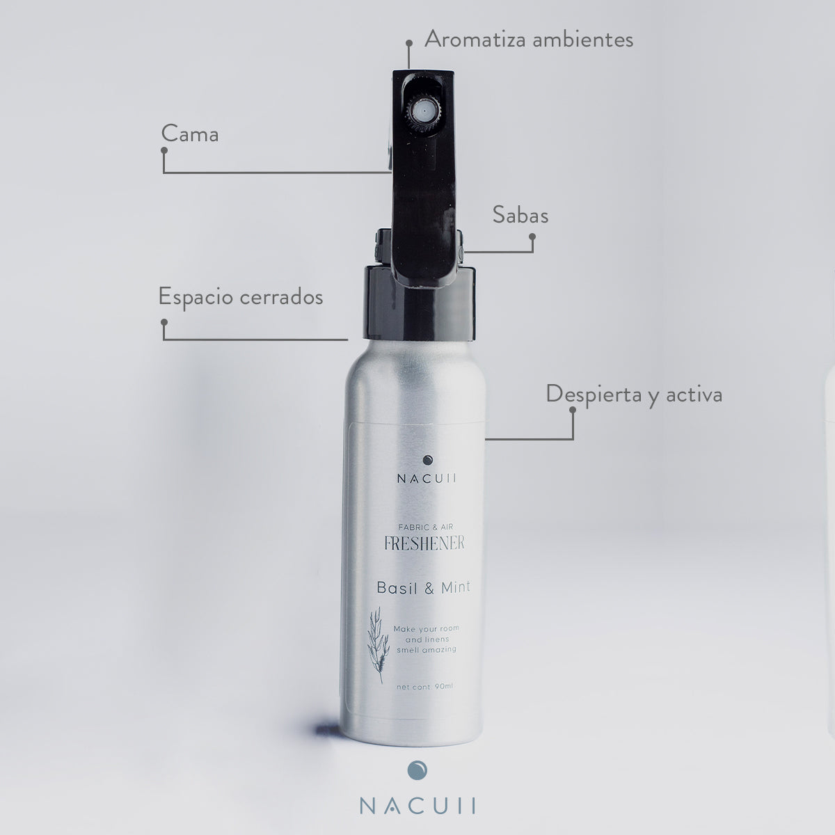 Aromatizantes que refrescan y aromatizan la casa, cama, almohada, y espacios.