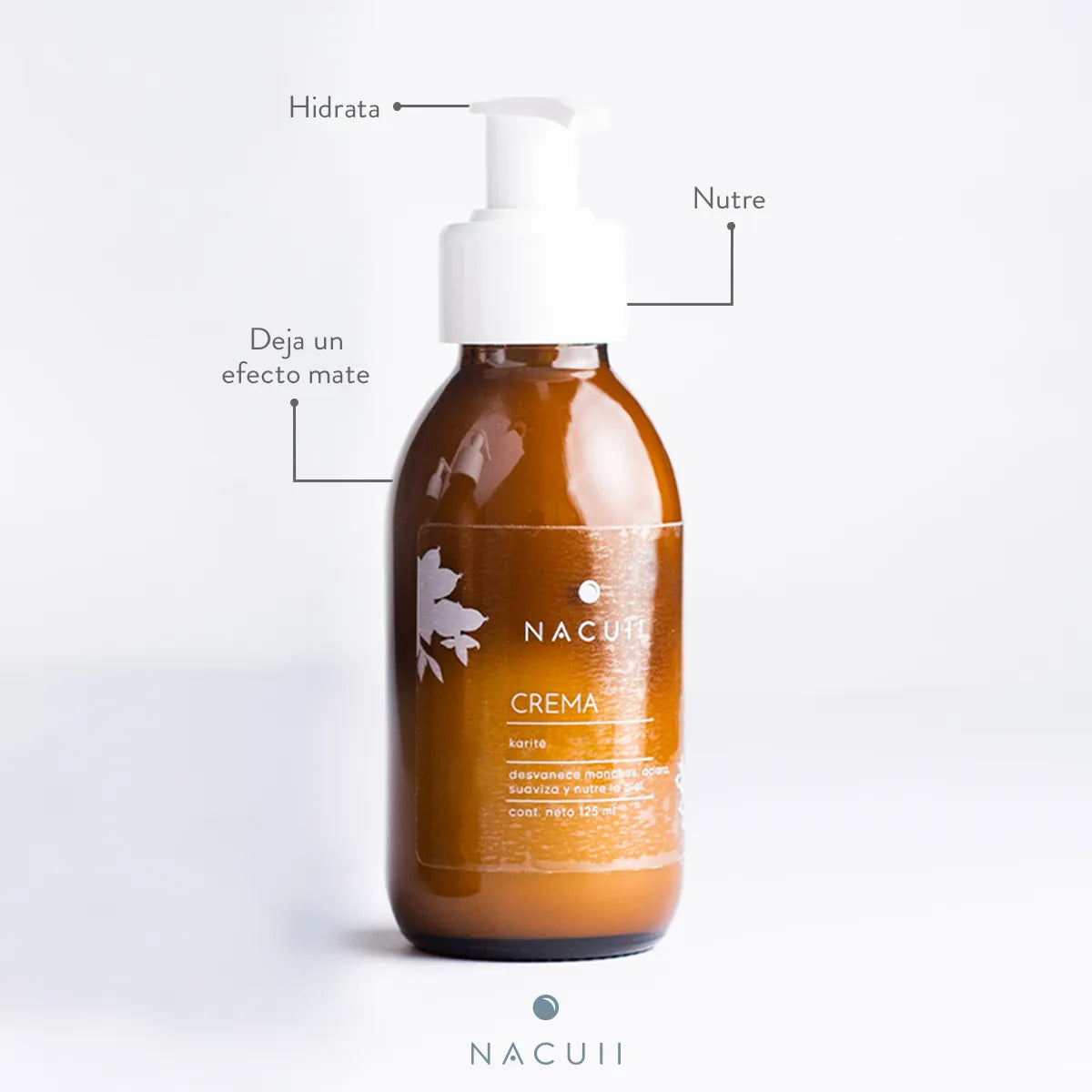 Crema hidratante facial efecto matificante. Ligera  y de fácil absorción 