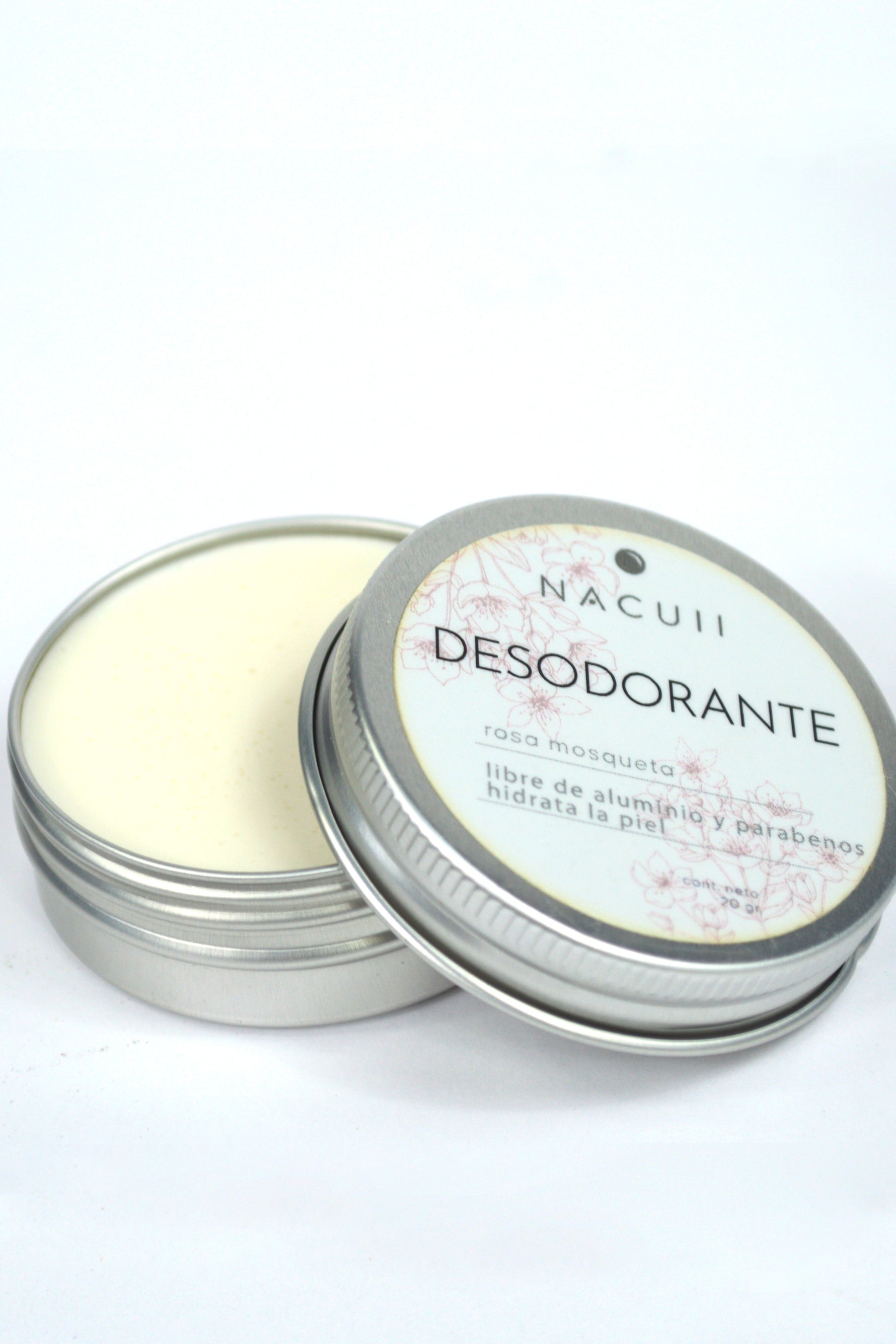 desodorante aclarante libre de aluminio y quimicos