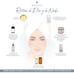 Rutina facial para el cuidado de la piel de rostro y cuerpo.